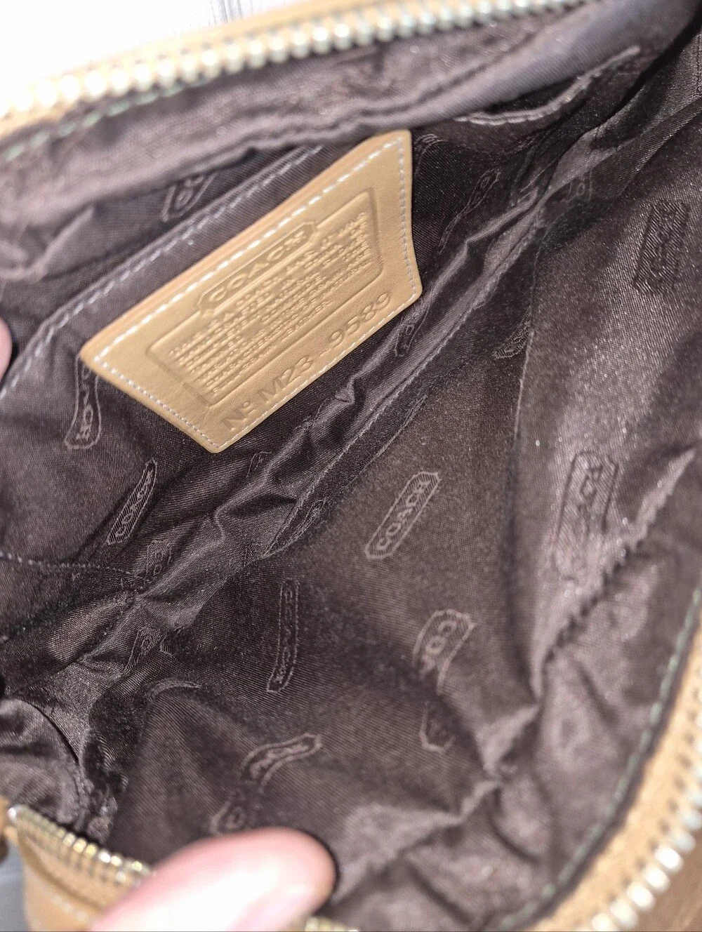 Coach Legacy West Tan Leather Camera Crossbody Bag,  Glove-Tanned, Style‎ 9589